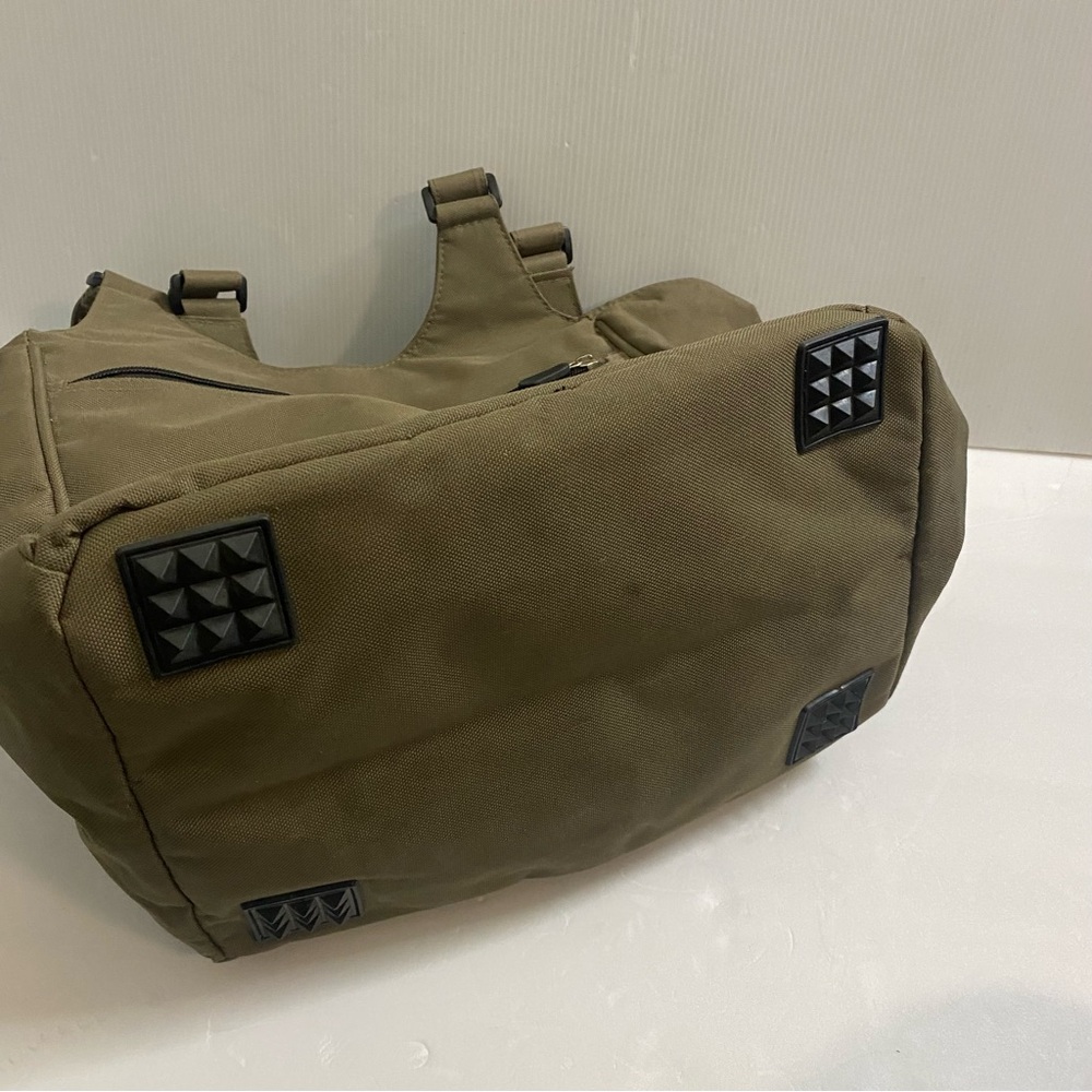 Ariat Carryall Canvas Tote Bag Organizer Team Olive Green Barn Equestrian - Picture 4 of 9